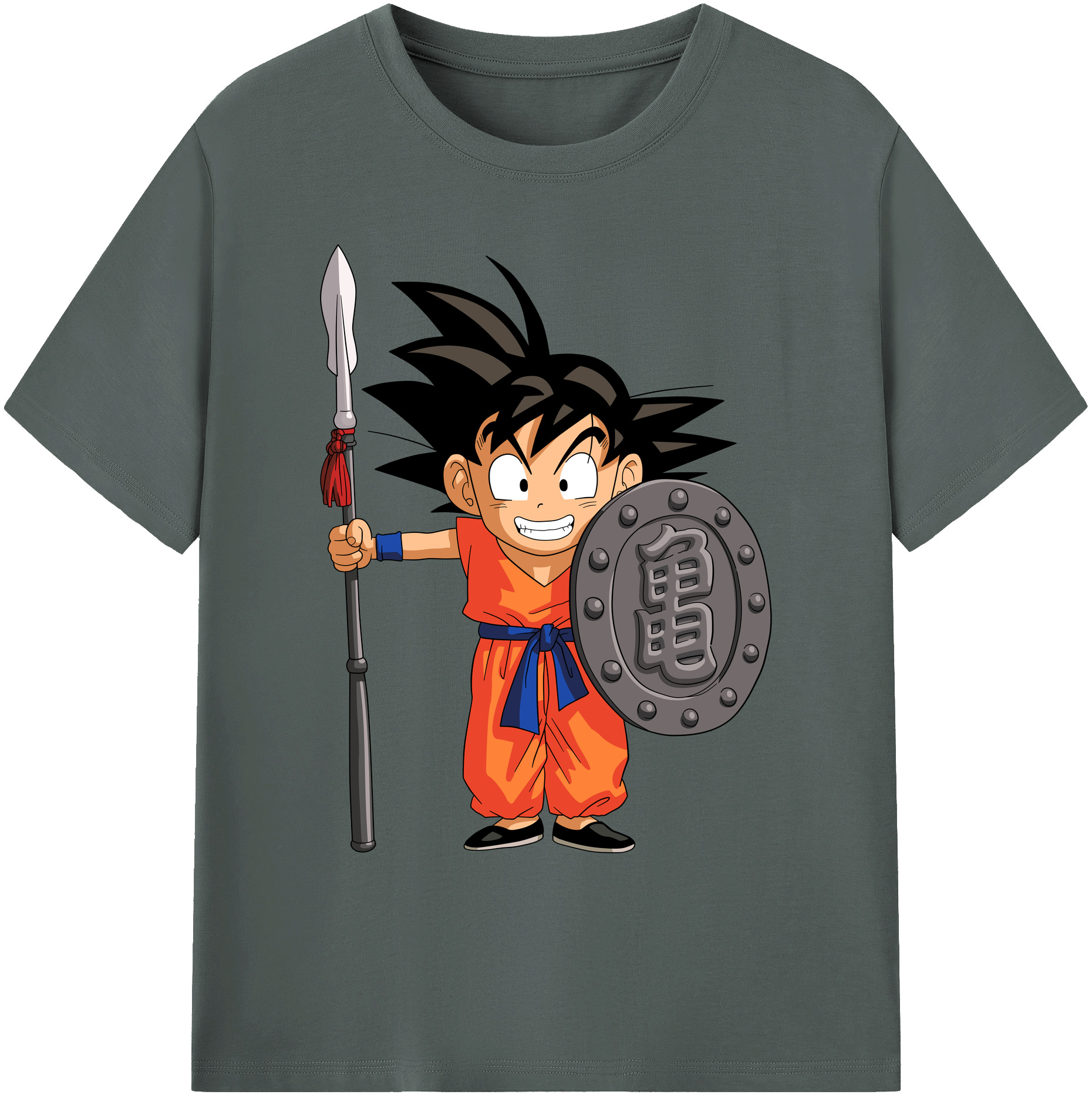 （画像用） ドラゴンボール 孫悟空（そん ごくう）Son Goku カカロット DRAGON BALL Kakarotto 綿100％ メンズ半袖Tシャツ｜肌触りやわらか＆通気性